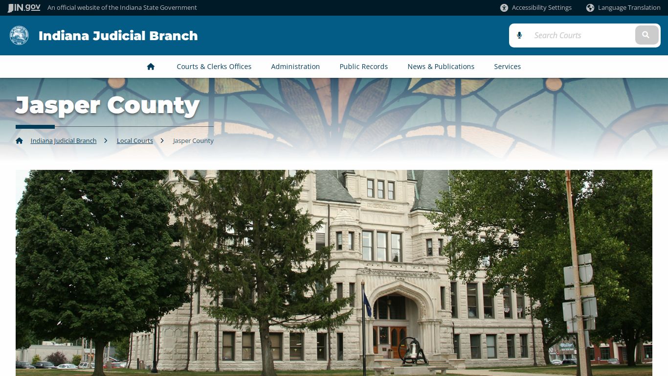 Indiana Judicial Branch: Jasper County - Courts